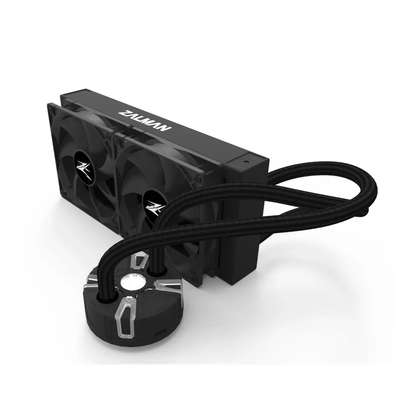 Zalman Reserator5 Z24 Czarny Chłodzenie cieczą procesora 240mm Radiator 2 x wentylator SF120 ARGB Procesor All-in-one chłodzenie cieczą 12 cm