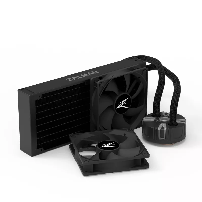 Zalman Reserator5 Z24 Czarny Chłodzenie cieczą procesora 240mm Radiator 2 x wentylator SF120 ARGB Procesor All-in-one chłodzenie cieczą 12 cm