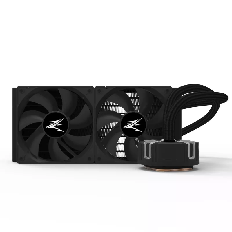 Zalman Reserator5 Z24 Czarny Chłodzenie cieczą procesora 240mm Radiator 2 x wentylator SF120 ARGB Procesor All-in-one chłodzenie cieczą 12 cm