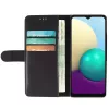 Etui z kieszeniami Krusell Galaxy A02 16.5 cm czarne 3 kieszenie na karty