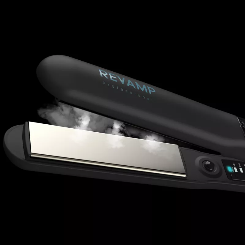 Prostownica Revamp Progloss Steamcare ST-1600-EU Steam Czarna 3 m