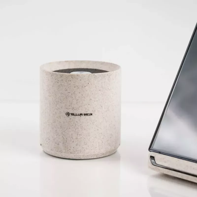 Głośnik przenośny Tellur Bluetooth Speaker zielony 3W kremowy