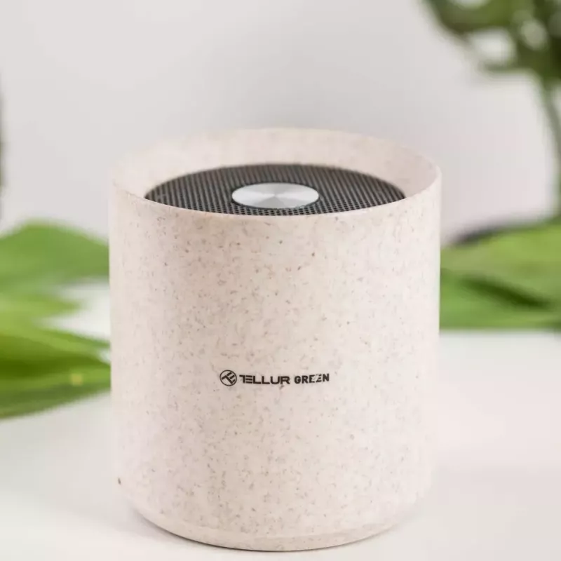 Głośnik przenośny Tellur Bluetooth Speaker zielony 3W kremowy