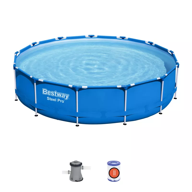 Basen stelażowy Bestway Steel Pro 13' x 33 cale / 3,96 m x 84 cm Pojemność 8680 L
