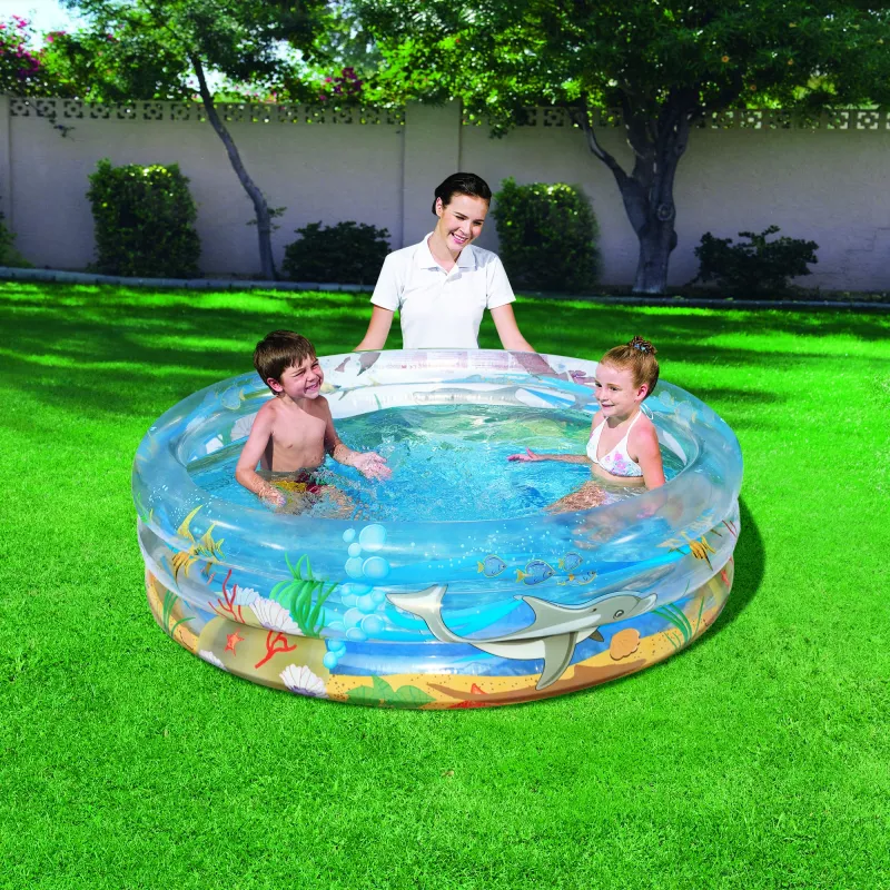 Basen dmuchany Bestway Transparentny Basen z Życiem Morskim Φ1,5m x Wys.53cm