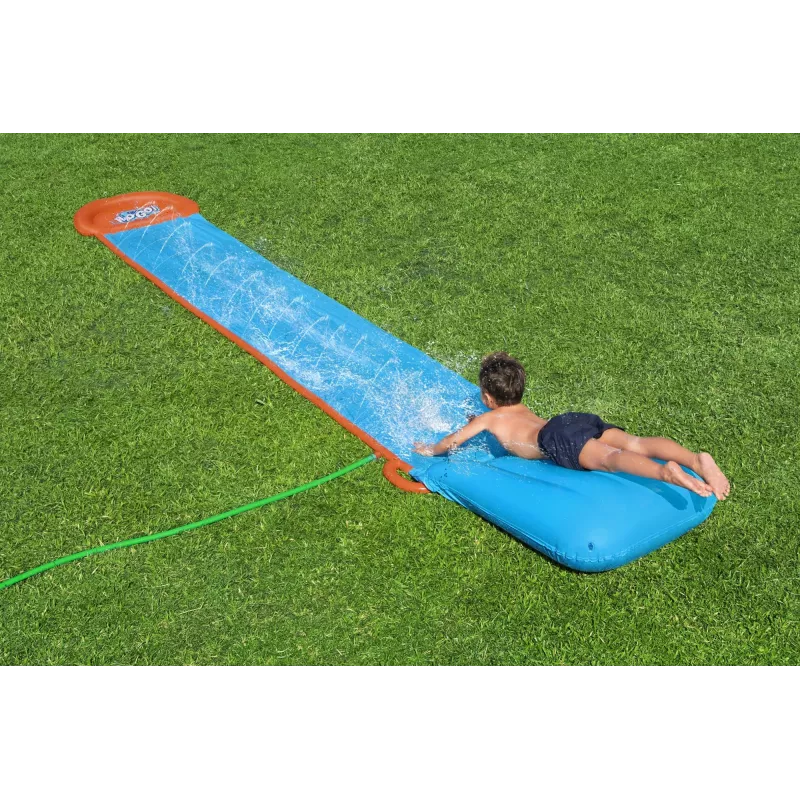 Zjeżdżalnia wodna ogrodowa Bestway H2OGO! Tsunami Splash Ramp Single Slide 4,88 m