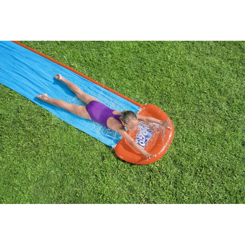 Zjeżdżalnia wodna ogrodowa Bestway H2OGO! Tsunami Splash Ramp Single Slide 4,88 m
