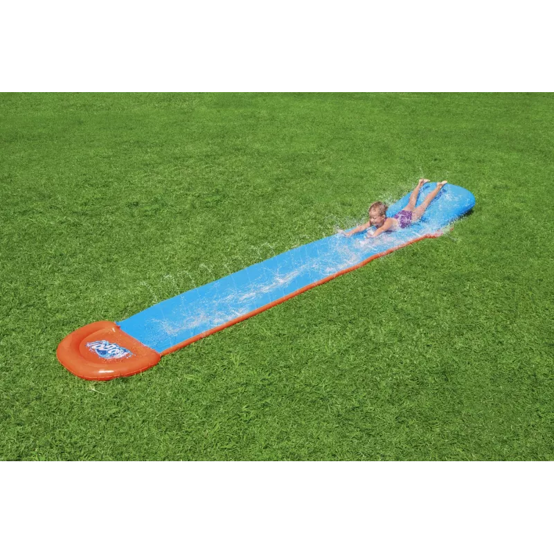 Zjeżdżalnia wodna ogrodowa Bestway H2OGO! Tsunami Splash Ramp Single Slide 4,88 m