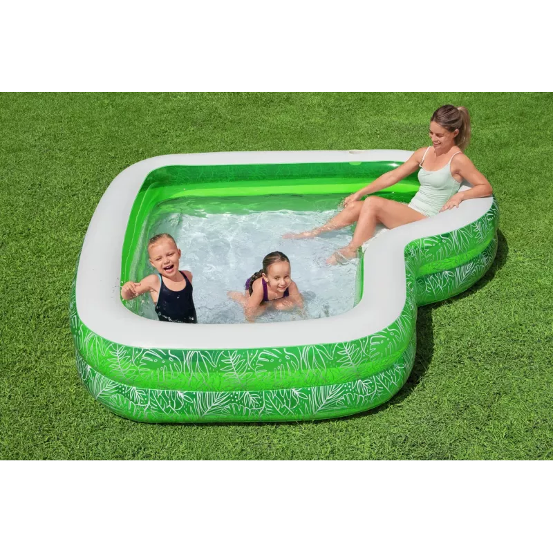 Bestway basen rodzinny Tropical Paradise 7'7 inch x 7'7 inch x 20 inch / 2,31 m x 2,31 m x 51 cm