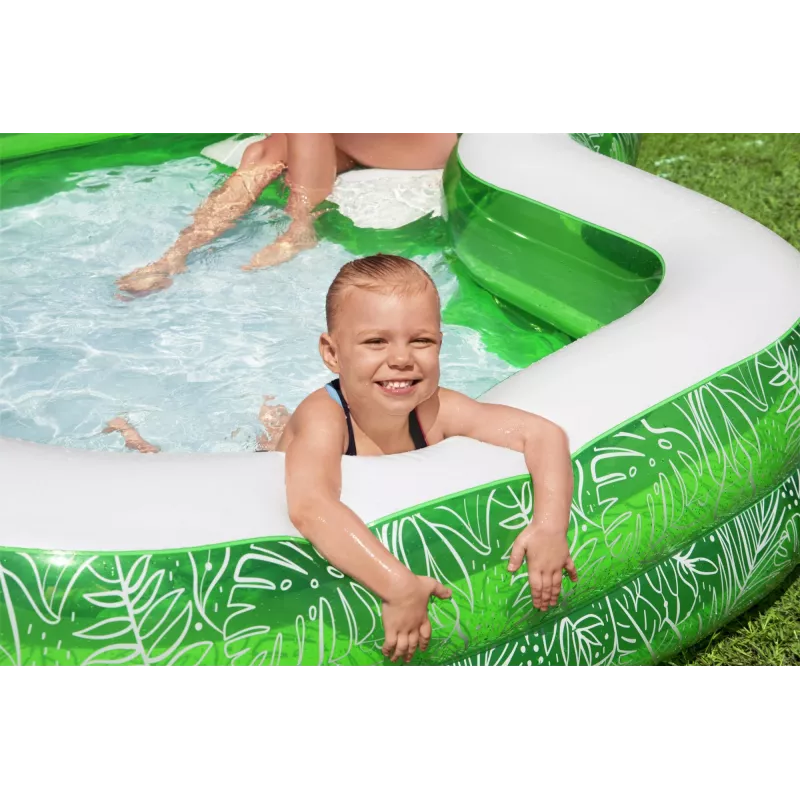 Bestway basen rodzinny Tropical Paradise 7'7 inch x 7'7 inch x 20 inch / 2,31 m x 2,31 m x 51 cm