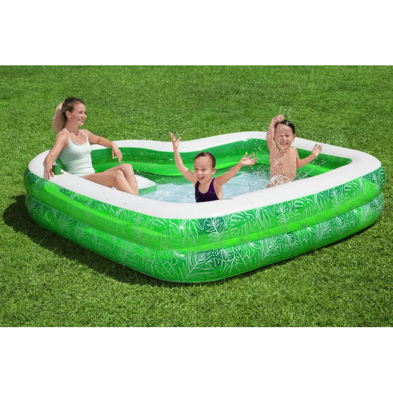 Bestway basen rodzinny Tropical Paradise 7'7 inch x 7'7 inch x 20 inch / 2,31 m x 2,31 m x 51 cm
