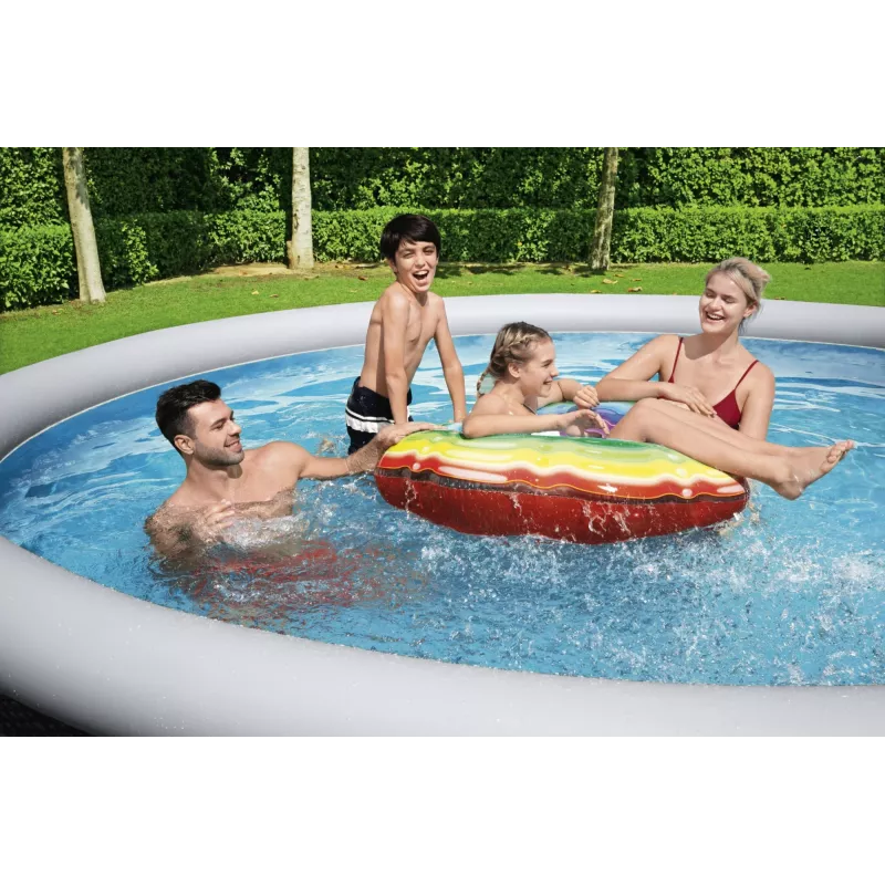 Bestway 57372 basen naziemny Basen dmuchany Okrągły 12362 L Szary