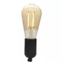 Smart bulb Denver LBF-403 Wi-Fi Czarny Transparent