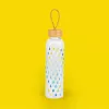 Szklana butelka Cambridge CM06991 550 ml z bambusową pokrywką