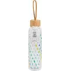 Szklana butelka Cambridge CM06991 550 ml z bambusową pokrywką