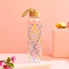 Szklana butelka Cambridge CM06991 550 ml z bambusową pokrywką