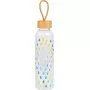 Szklana butelka Cambridge CM06991 550 ml z bambusową pokrywką