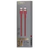 Kabel USB-C na USB-C Orsen S53, 1 m, 3 A, czerwony