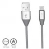 Kabel danych Micro USB Orsen S32 2.1A 1.2 m szary