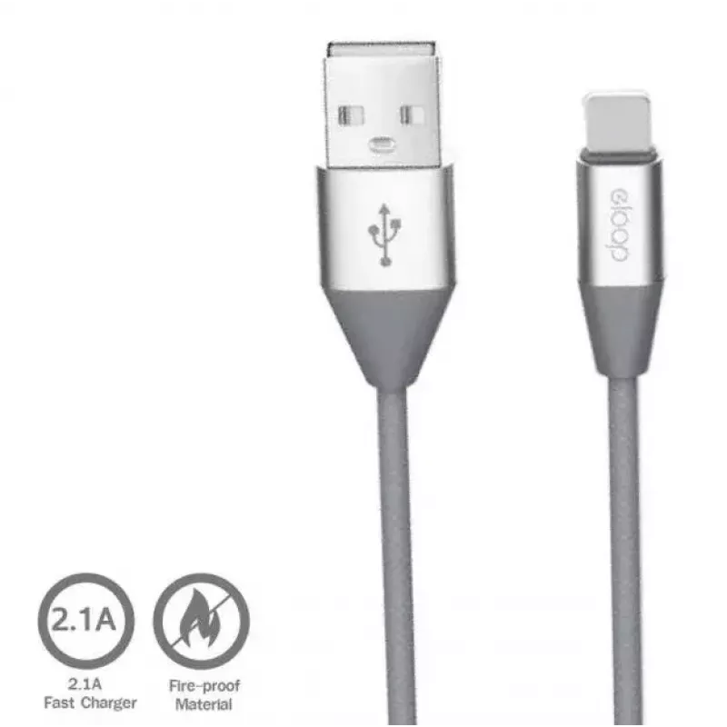 Kabel danych Micro USB Orsen S32 2.1A 1.2 m szary