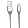 Kabel danych Micro USB Orsen S32 2.1A 1.2 m szary