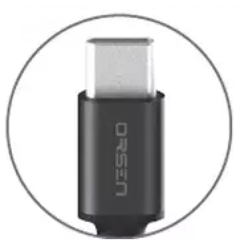 Kabel USB-A – USB-C Orsen S9C 1 m, 2,1 A, czarny