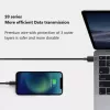 Kabel USB-A – USB-C Orsen S9C 1 m, 2,1 A, czarny