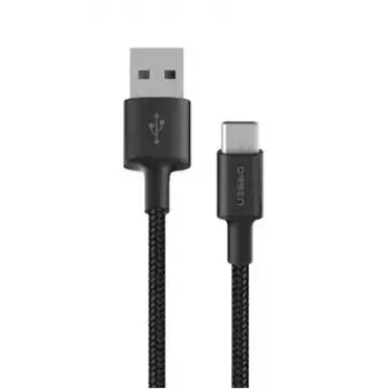 Kabel USB-A – USB-C Orsen S9C 1 m, 2,1 A, czarny
