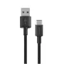 Kabel USB-A – USB-C Orsen S9C 1 m, 2,1 A, czarny
