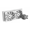 Zalman ALPHA28 biały Chłodzenie cieczą CPU 280mm Chłodnica 2 x 140 mm Wentylator ARGB Pompa Podwójny procesor Zestaw chłodzenia cieczą 14 cm