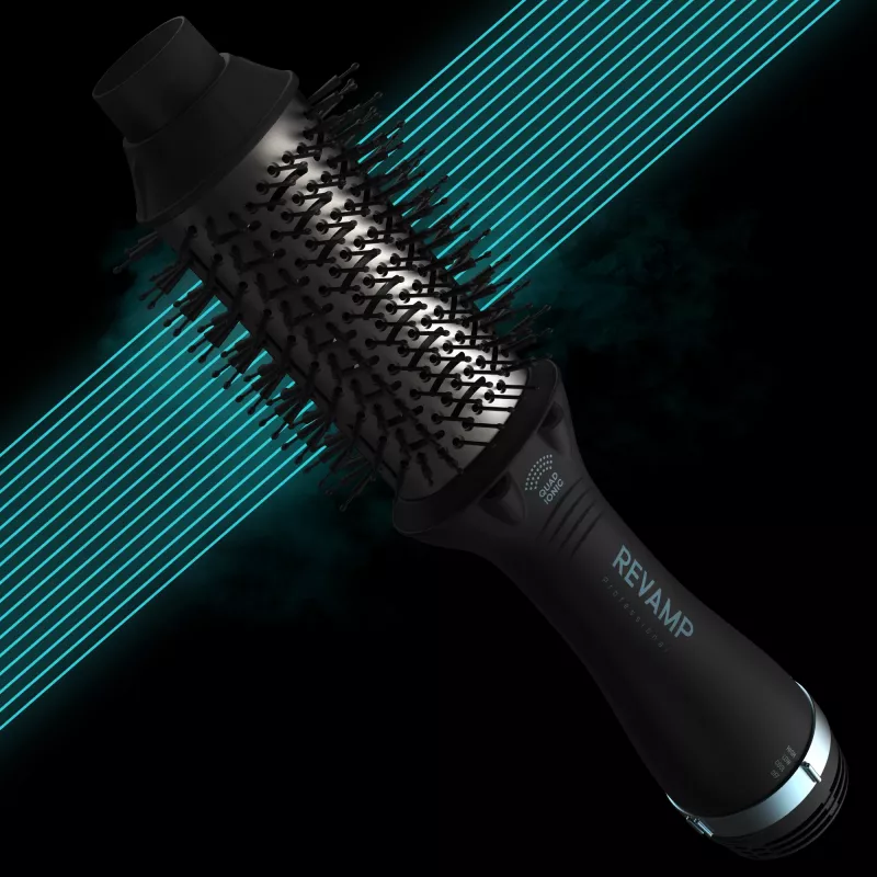 Revamp Progloss Pro Define Perfect Blow Dry Hot air brush Warm Czarny 900 W 3 m