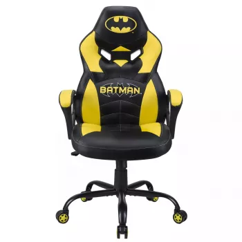 Fotel gamingowy PC Subsonic Batman Junior Tapicerowane wyściełane siedzisko Czarny Żółty