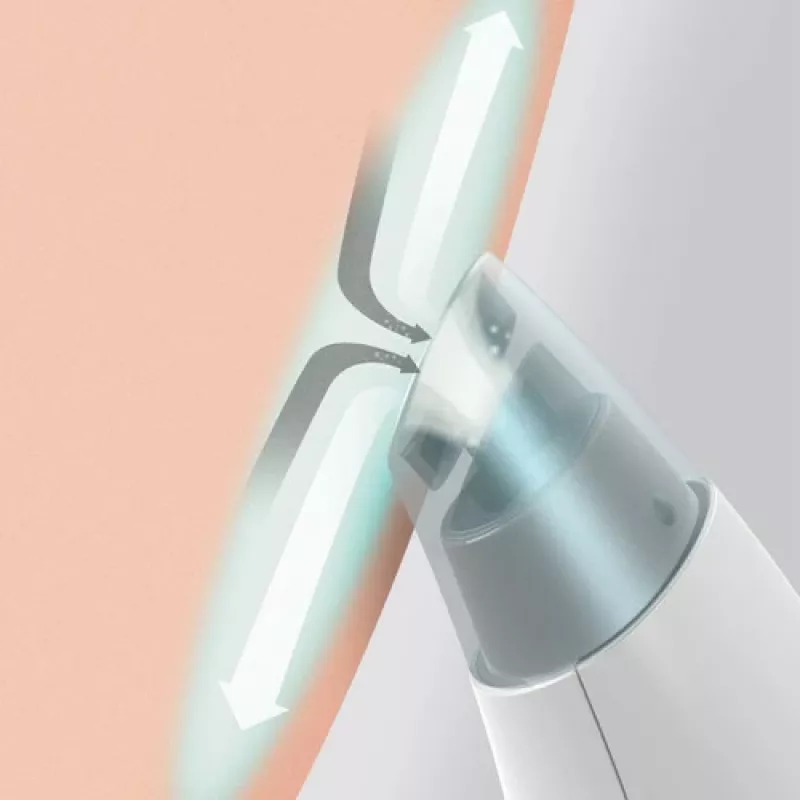 Urządzenie do pielęgnacji skóry HoMedics FAC-HY100 Oczyszczacz hydradermabrazyjny Przezroczysty, Biały