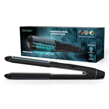 Prostownica Revamp Progloss Hydro Shield X Shine Warm Czarny 3 m