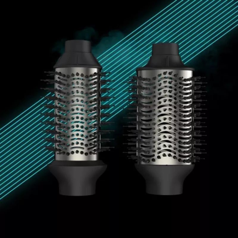 Revamp Progloss Volume & Style Hot Brush Style Hot Air Brush Ciepła Czarna 1000 W 3 m