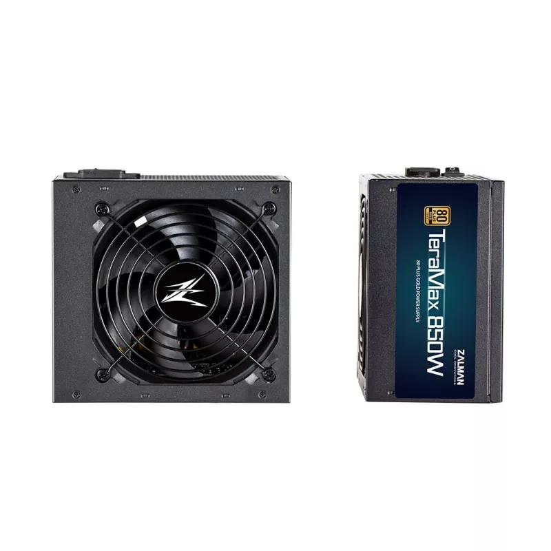 Zalman ZM850-TMX TerraMax 80 PLUS GOLD PSU 850W/Full-modular 99.9% Active PFC/Single zasilacz Czarny