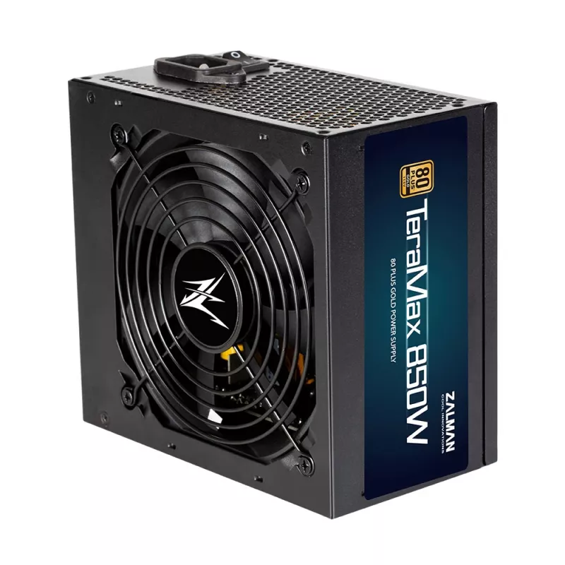 Zalman ZM850-TMX TerraMax 80 PLUS GOLD PSU 850W/Full-modular 99.9% Active PFC/Single zasilacz Czarny