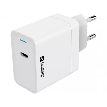 Ładowarka sieciowa Sandberg USB-C PD65W EU wewnętrzna uniwersalna biała