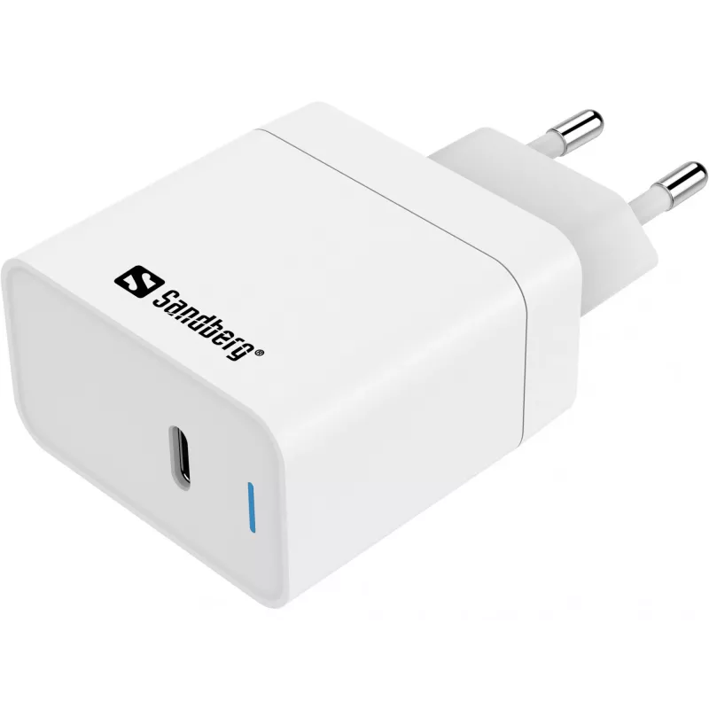Ładowarka sieciowa Sandberg USB-C PD65W EU wewnętrzna uniwersalna biała