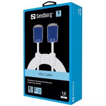 Kabel do monitora Sandberg VGA LUX 1,8 m