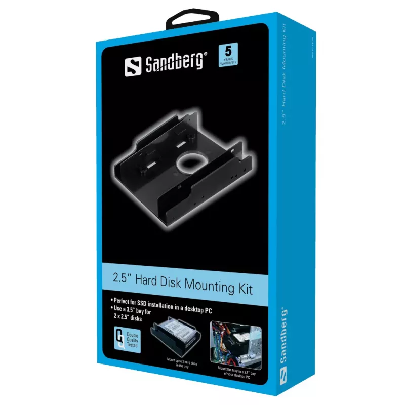 Uchwyt montażowy HDD Sandberg 2.5'' Hard Disk Mounting Kit