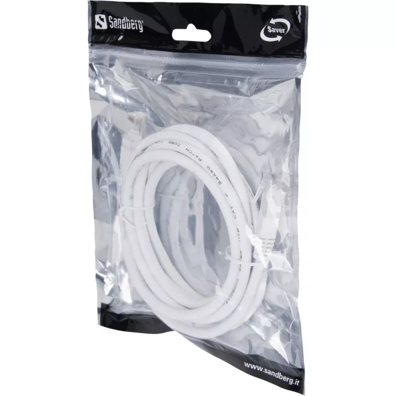 Kabel sieciowy Sandberg UTP Cat6 3 m RJ-45 Szary