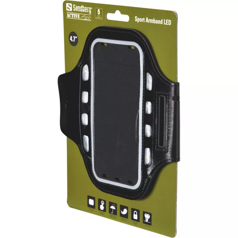 Etui na ramię Sandberg Sport Armband LED 4.7''