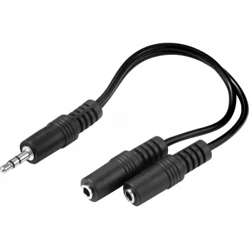 Rozdzielacz audio Sandberg MiniJack 1->2 502-16