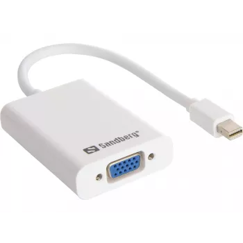 Adapter MiniDP do VGA+Audio Sandberg 509-05
