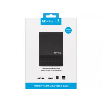Podkładka pod mysz Sandberg Memory Foam myszpad Square