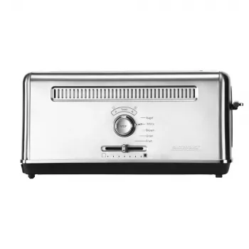 Toster Gastroback Design Advanced 4S, 2 kromki, 1100 W, czarny, stal nierdzewna