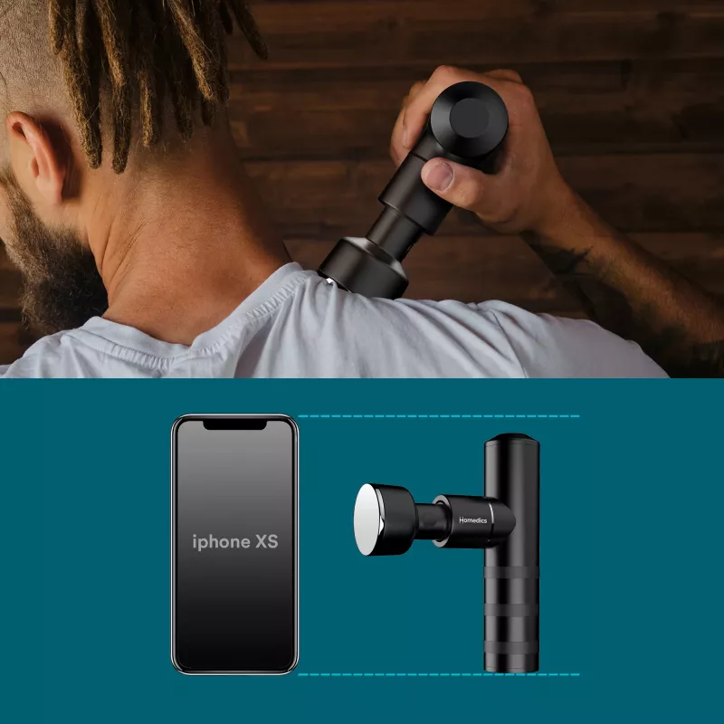 HoMedics Myti Massager Uniwersalny Antracytowy Masaż Uderzeniowy