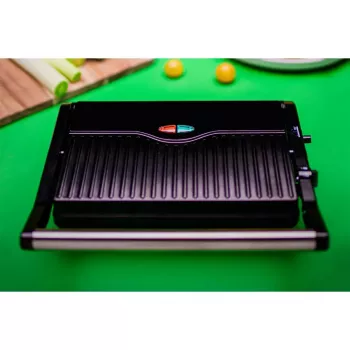 Grill kontaktowy JATA JEGR1107 1000W czarny stal nierdzewna sterowanie obrotowe