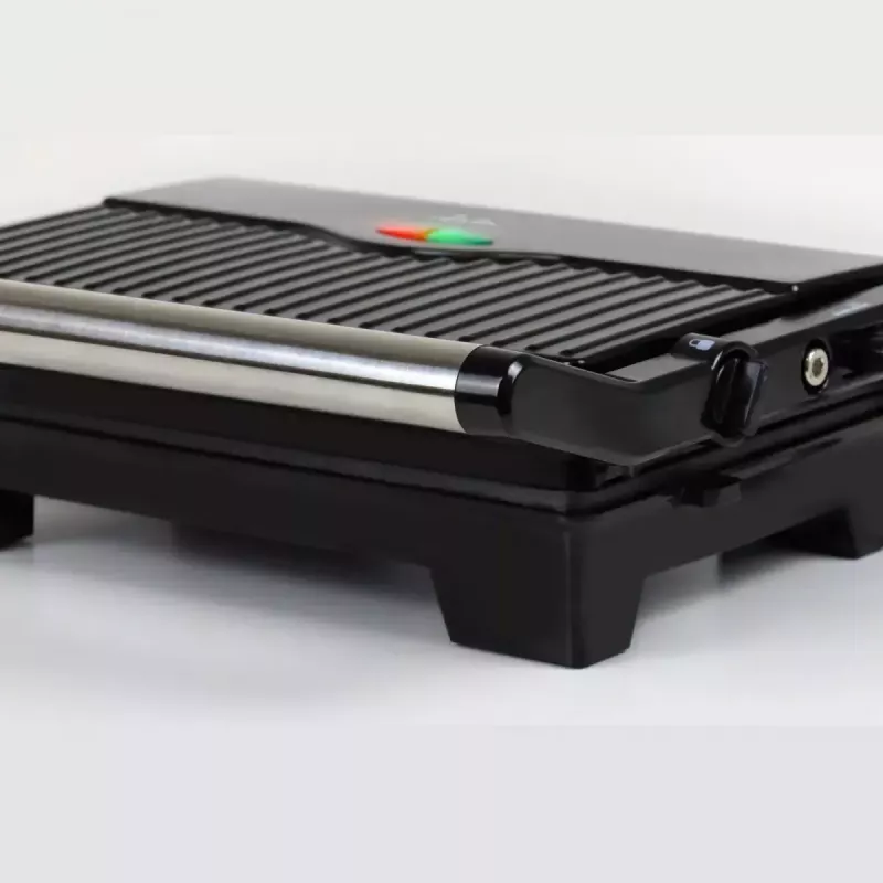 Grill kontaktowy JATA JEGR1107 1000W czarny stal nierdzewna sterowanie obrotowe